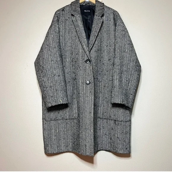 Madewell Elmcourt Fleckled Herringbone Coat - Picture 5 of 16
